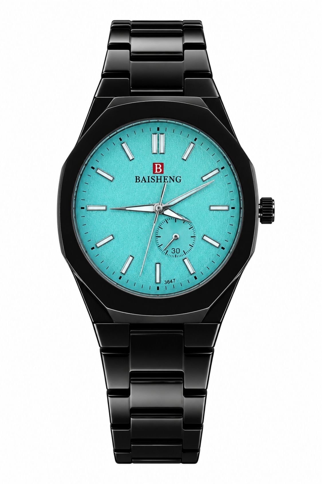 Baisheng Premium Men’s Classic Watch - Midnight Black