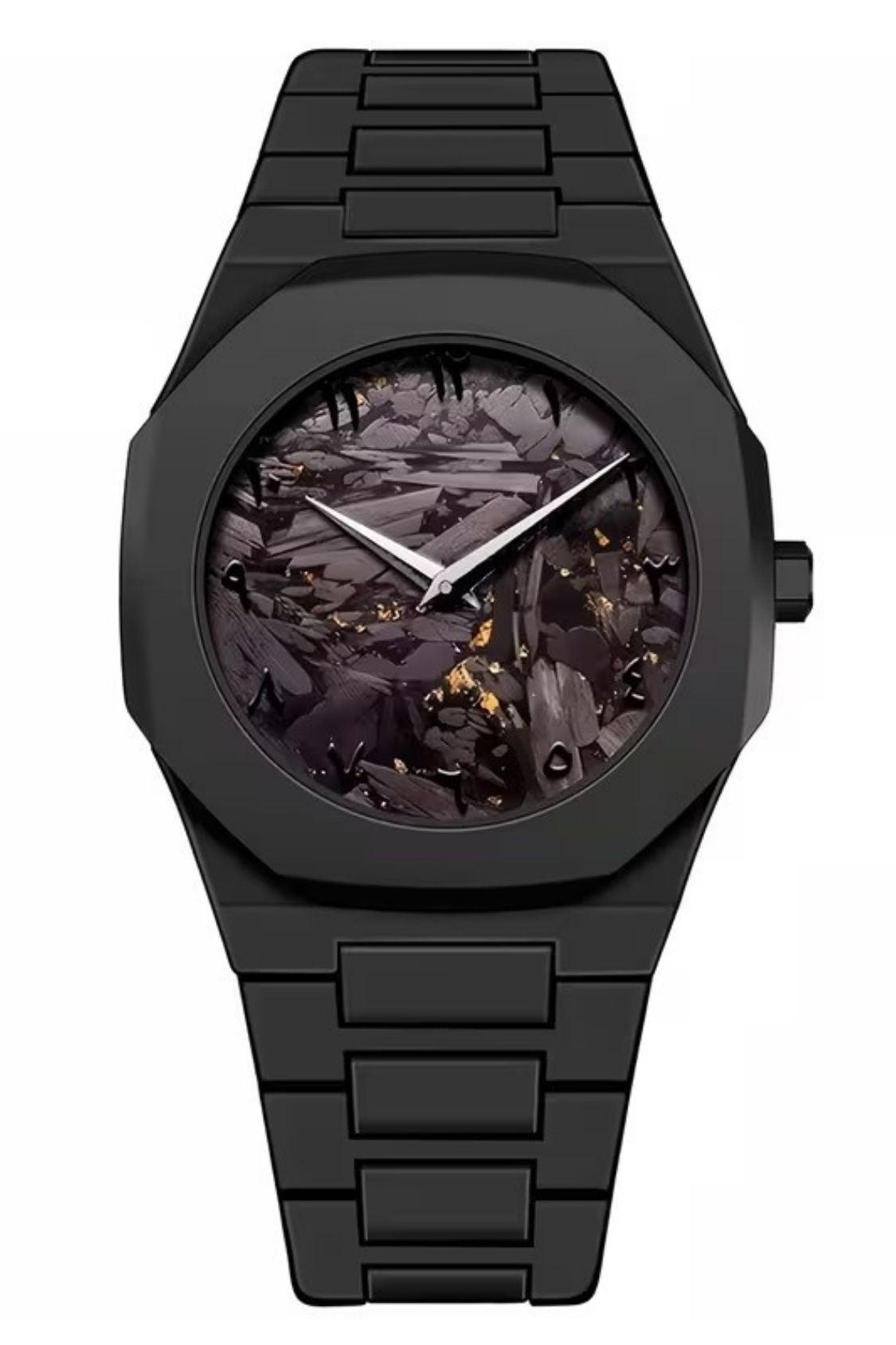 Arabic Noir Timepiece - Pearl Black