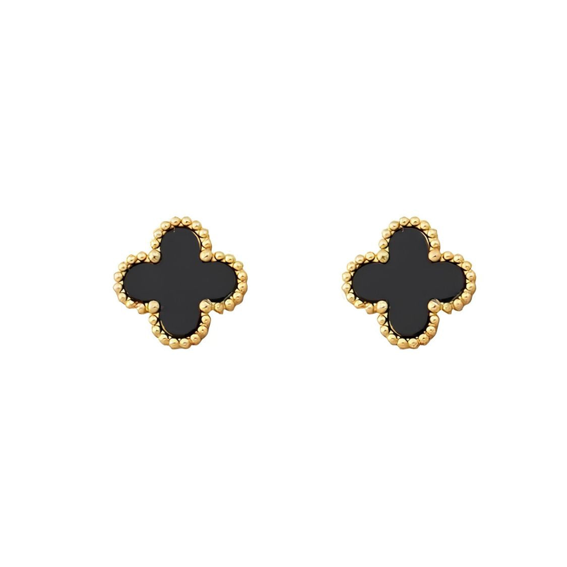 Black Clover Charm Necklace