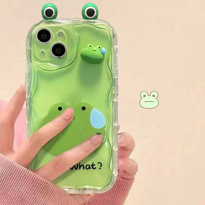 Cute Pink Rabbit Bunny Wavy iPhone Case Shockproof Cover