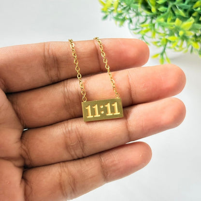11:11 Lucky Number Pendant Necklace