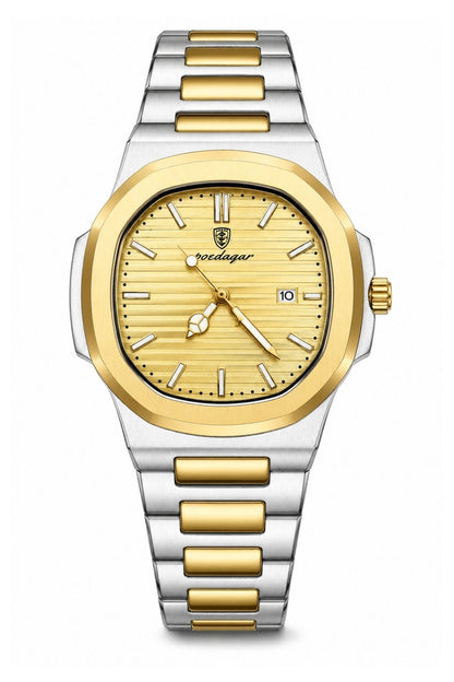 POEDAGAR 789 Wrist Watch - Silver Grey