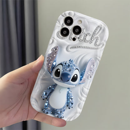 Stitch Cartoon iPhone Case UV Printed Shockproof Cover