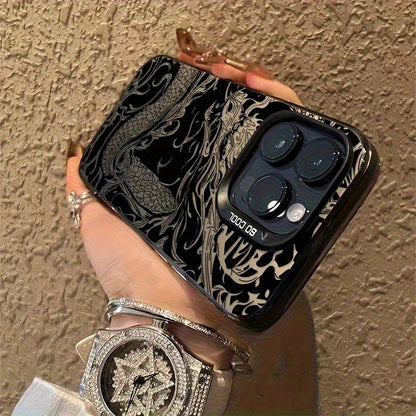 Dragon Soaring Laser iPhone Case Fashion Shockproof Cover