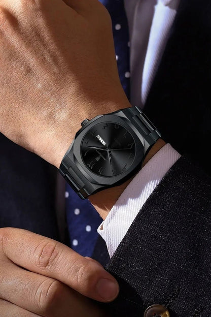POEDAGAR 830 Wrist Watch Black – Arabic Aura