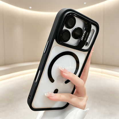 Luxury Magnetic Transparent iPhone Case Shockproof Protective Cover
