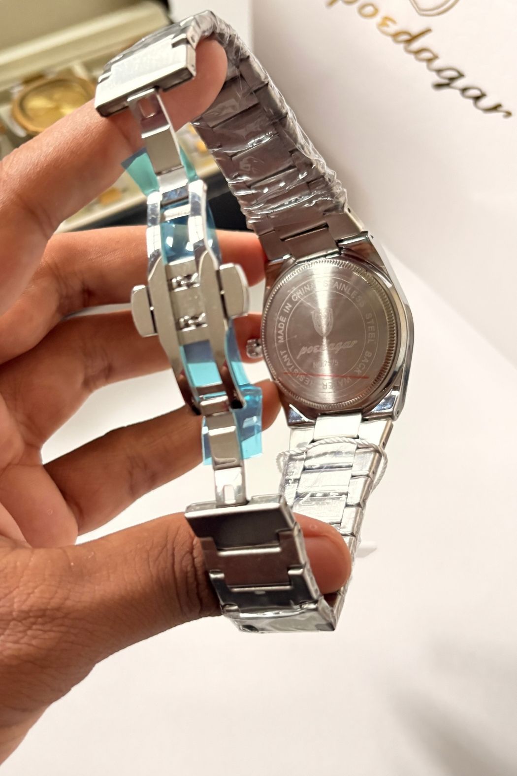 POEDAGAR 930 Wrist Watch - Silver Green