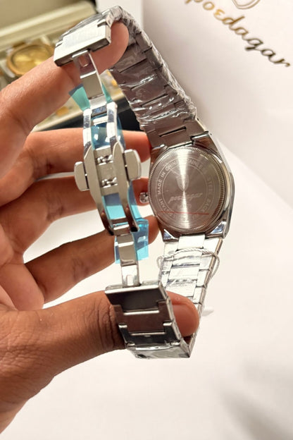 POEDAGAR 930 Wrist Watch - Silver Green