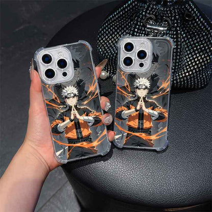 Uzumaki Design iPhone Case Transparent Shockproof Cover