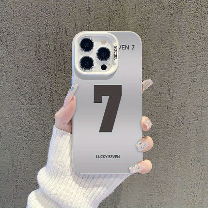 Lucky 7 Printed iPhone Case Shockproof Protective Cover