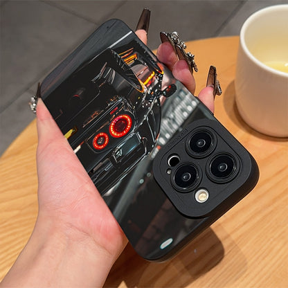 Black Eye Design iPhone Case Full Coverage Shockproof TPU Cover