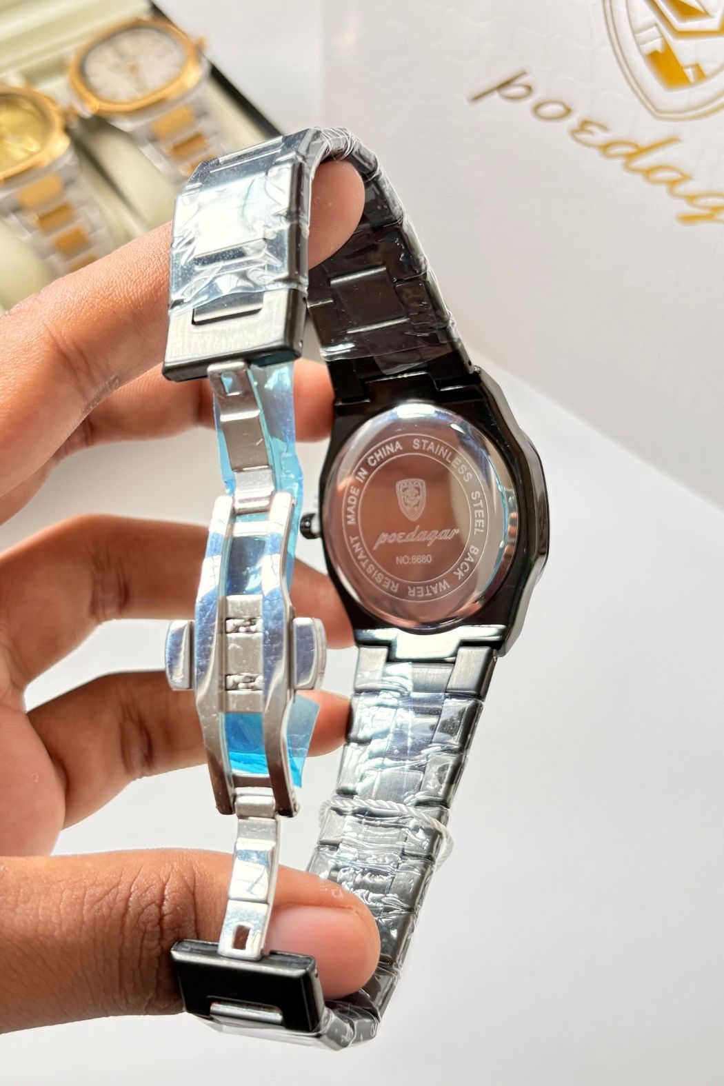 POEDAGAR 830 Wrist Watch Black – Arabic Aura