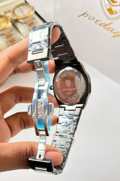 POEDAGAR 830 Wrist Watch Black – Arabic Aura