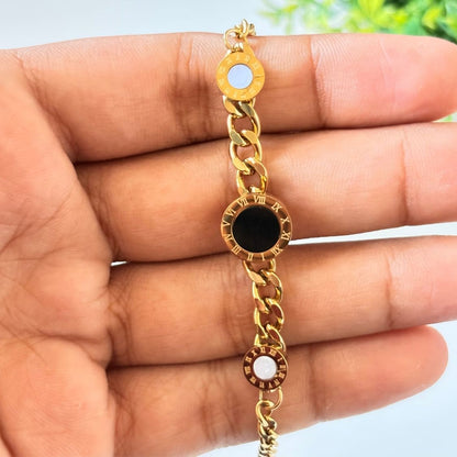 Roman Numeral Chain Bracelet