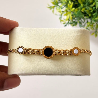 Roman Numeral Chain Bracelet