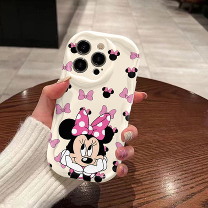 Disney Minnie Mouse Pink Bow iPhone Case Shockproof Cover