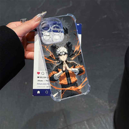 Uzumaki Design iPhone Case Transparent Shockproof Cover