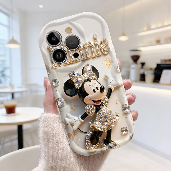 Disney Minnie Mouse 2D Printed iPhone Case Shockproof Cover