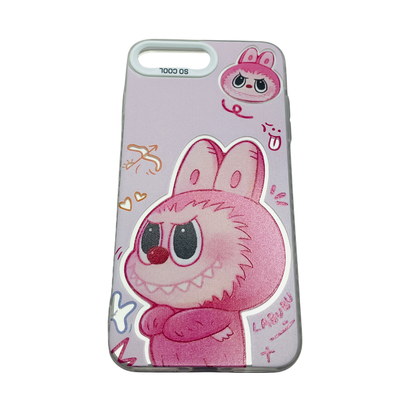 Labubu Pink Cream iPhone Case Shockproof Cover