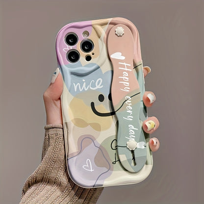 Colorful Smiley Face Printed Phone Case Shockproof Cover