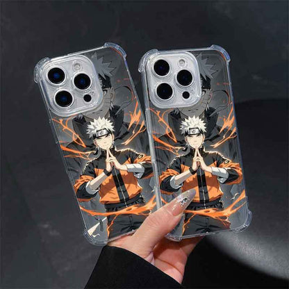 Uzumaki Design iPhone Case Transparent Shockproof Cover