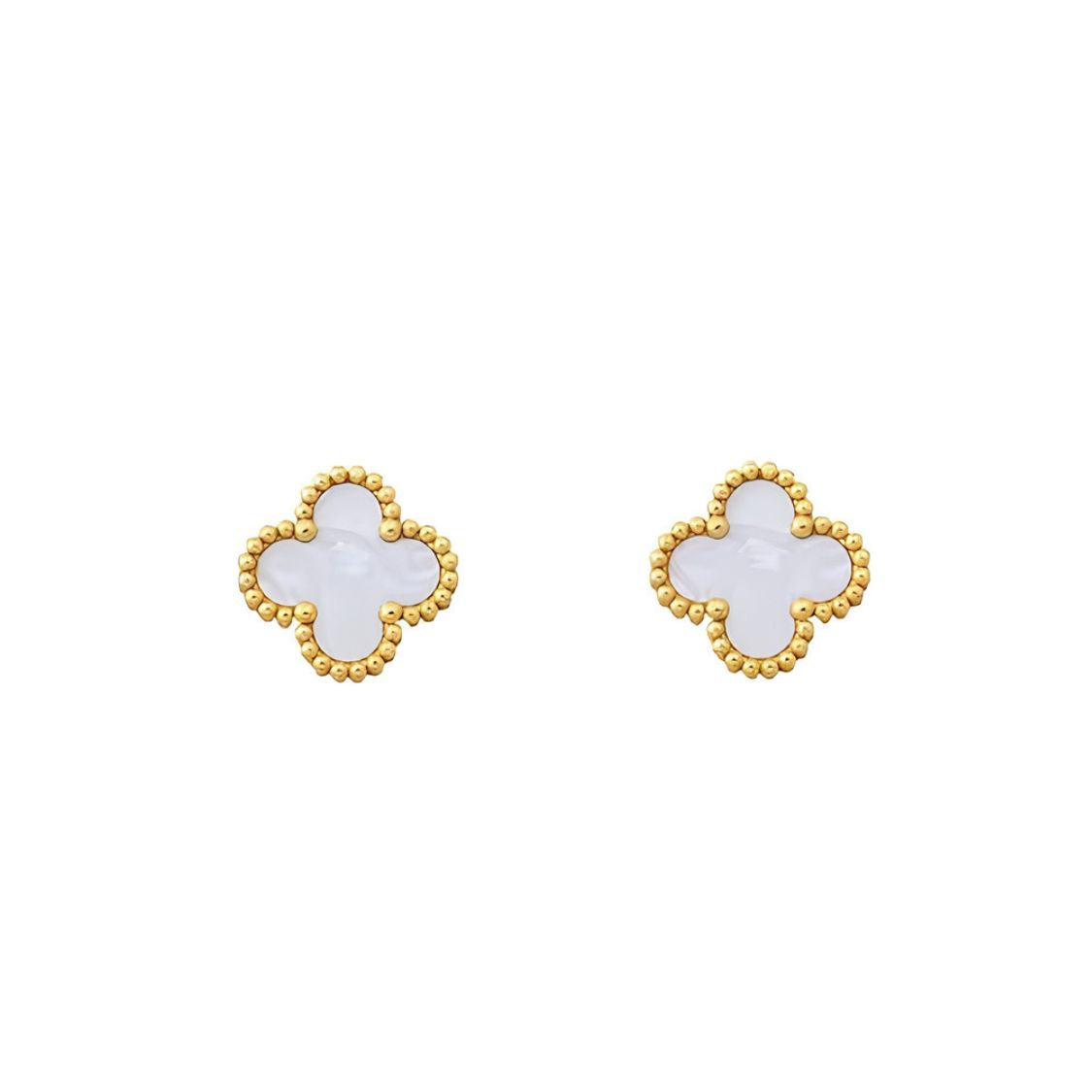 White Clover Charm Necklace