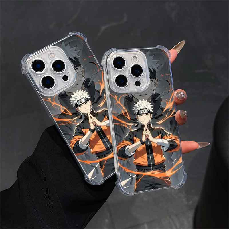 Uzumaki Design iPhone Case Transparent Shockproof Cover