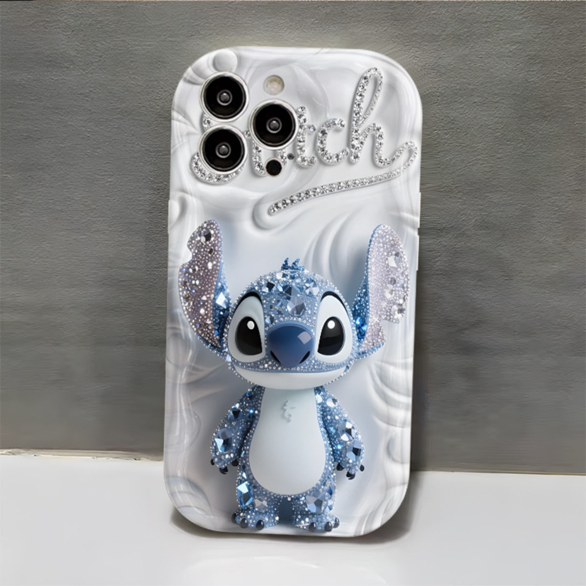 Stitch Cartoon iPhone Case UV Printed Shockproof Cover