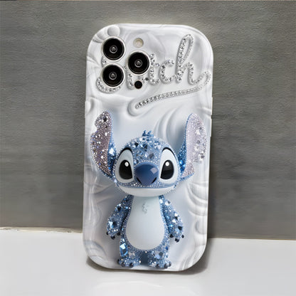 Stitch Cartoon iPhone Case UV Printed Shockproof Cover