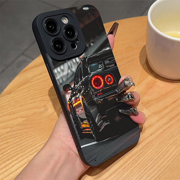 Black Eye Design iPhone Case Full Coverage Shockproof TPU Cover