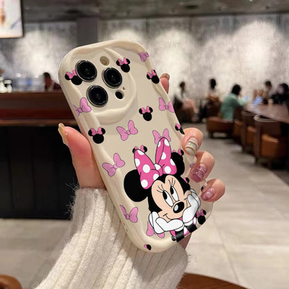 Disney Minnie Mouse Pink Bow iPhone Case Shockproof Cover