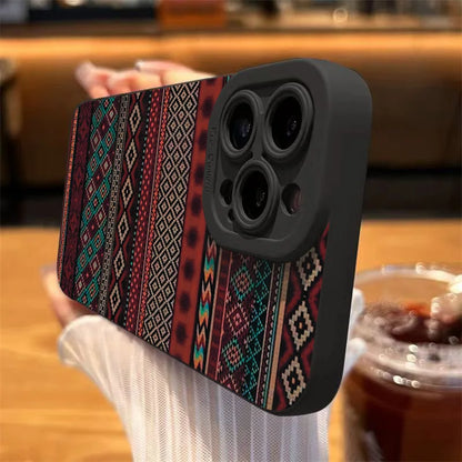Bohemian Style Pattern iPhone Case Soft TPU Shockproof Cover