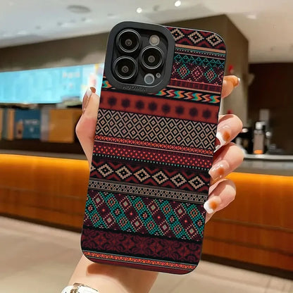 Bohemian Style Pattern iPhone Case Soft TPU Shockproof Cover