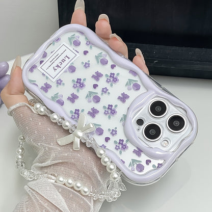 Cute Printed Thick Shockproof Phone Case with Lanyard