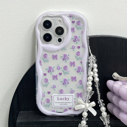 Cute Printed Thick Shockproof Phone Case with Lanyard
