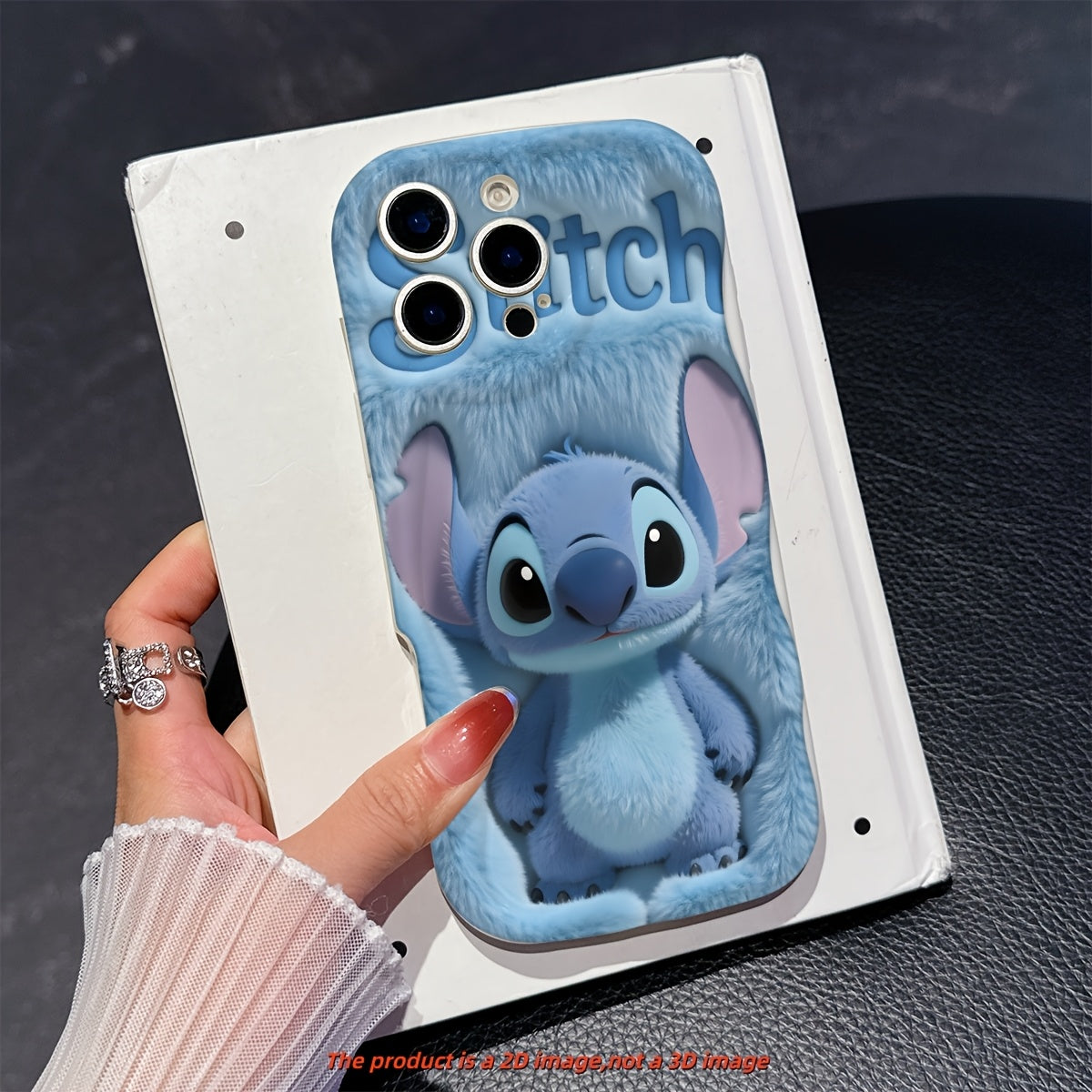 Cute Stitch Cartoon iPhone Case 2D Printed Shockproof Cover
