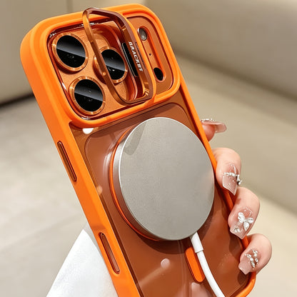 Luxury Magnetic Transparent iPhone Case Shockproof Protective Cover