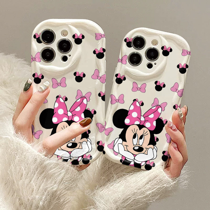 Disney Minnie Mouse Pink Bow iPhone Case Shockproof Cover
