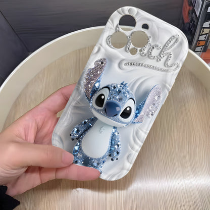 Stitch Cartoon iPhone Case UV Printed Shockproof Cover
