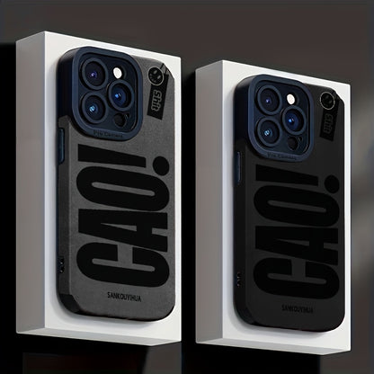 Stylish Large Lettering iPhone Case Shockproof Protective Cover