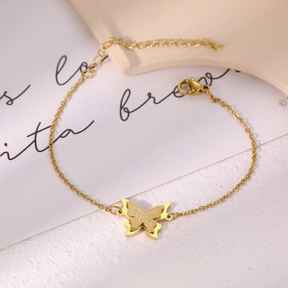 Butterfly Charm Bangle
