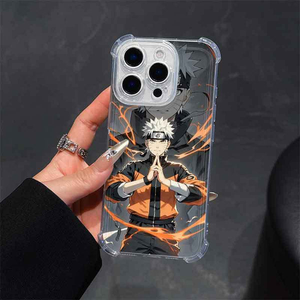 Uzumaki Design iPhone Case Transparent Shockproof Cover