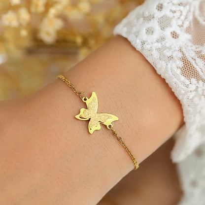 Butterfly Charm Bangle