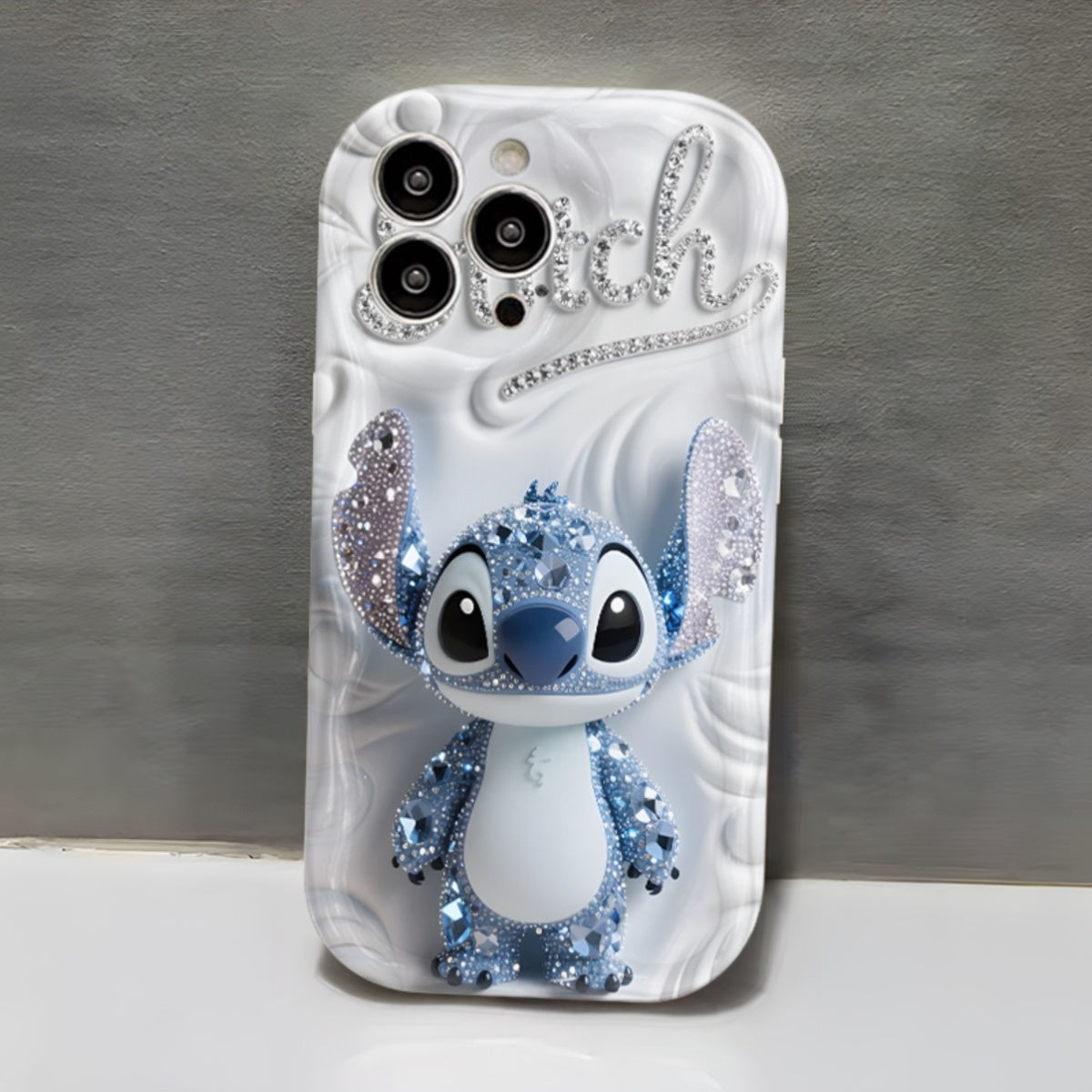 Stitch Cartoon iPhone Case UV Printed Shockproof Cover