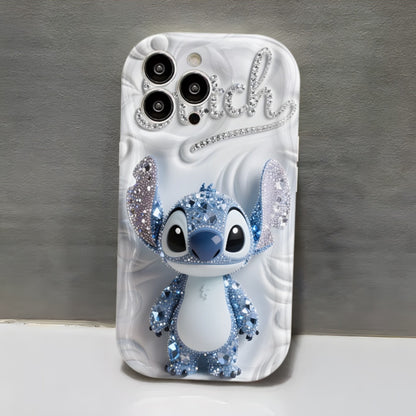 Stitch Cartoon iPhone Case UV Printed Shockproof Cover