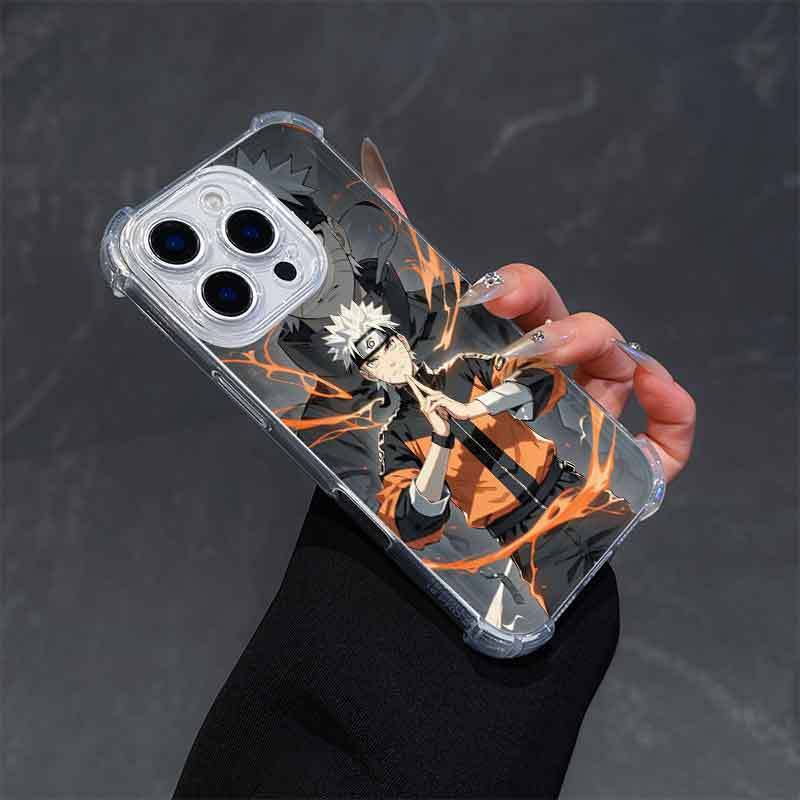 Uzumaki Design iPhone Case Transparent Shockproof Cover