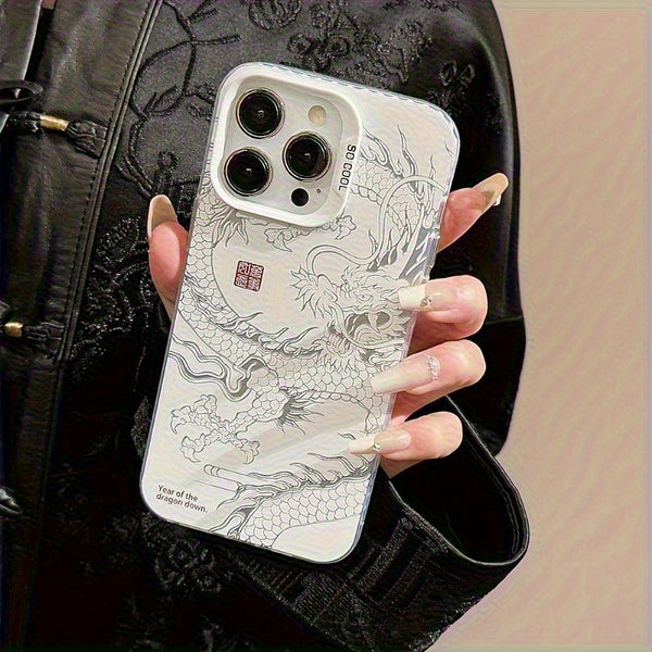 Dragon Pattern iPhone Case Shockproof Protective Cover
