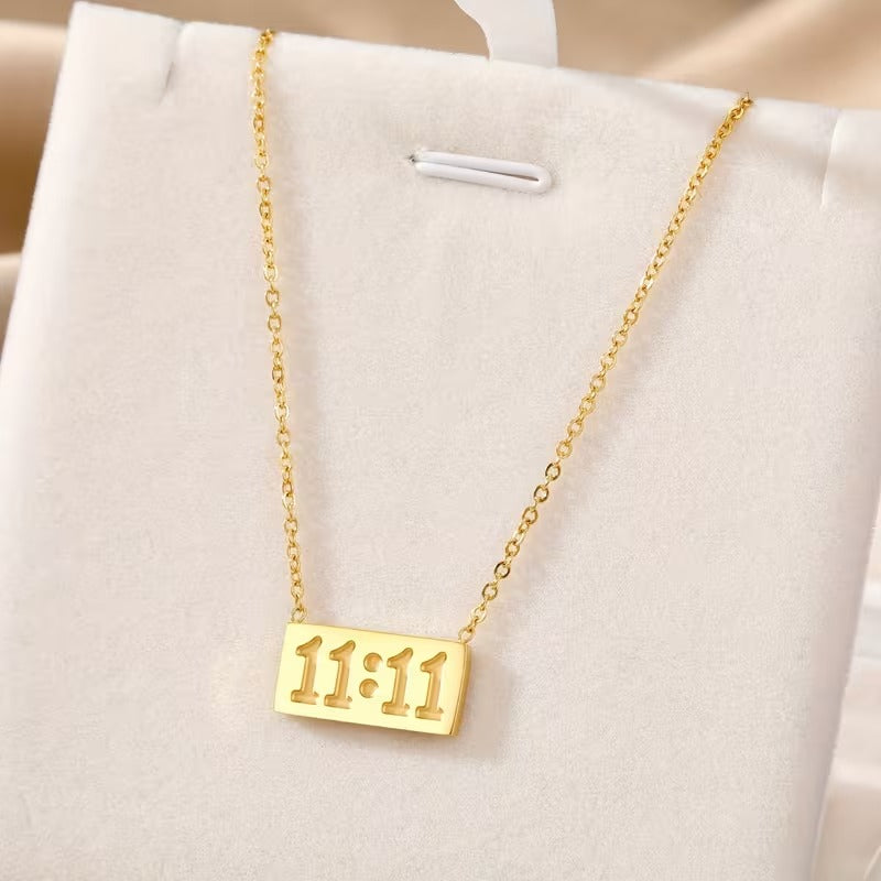 11:11 Lucky Number Pendant Necklace