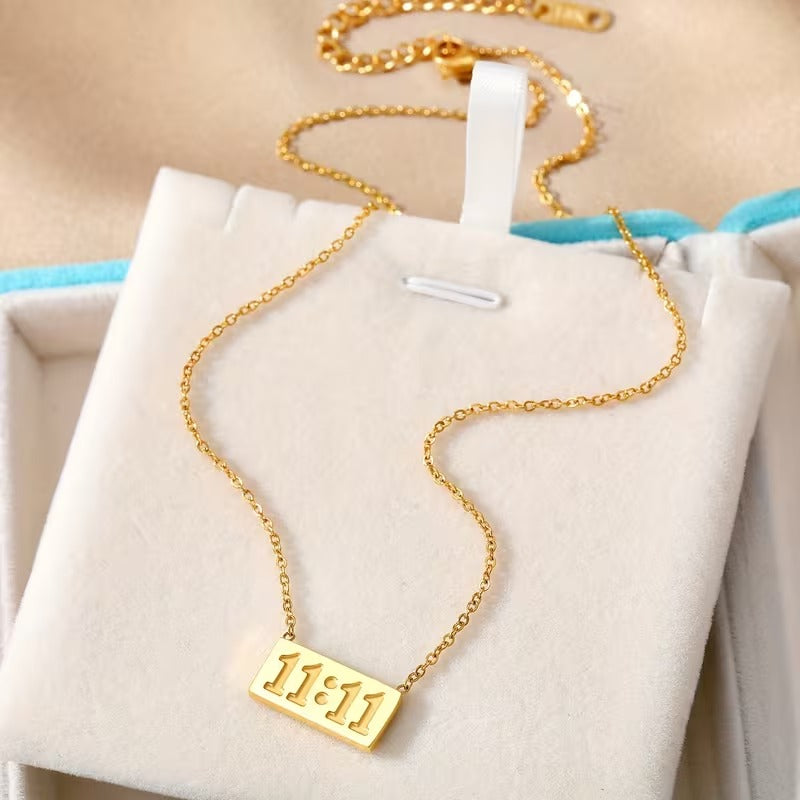 11:11 Lucky Number Pendant Necklace