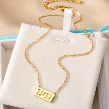 11:11 Lucky Number Pendant Necklace